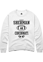 Francis Sherman Rally Cincinnati Bearcats Mens NIL Sport Icon Long Sleeve Crew Sweatshirt