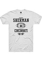 Francis Sherman Cincinnati Bearcats Rally NIL Sport Icon Short Sleeve T Shirt