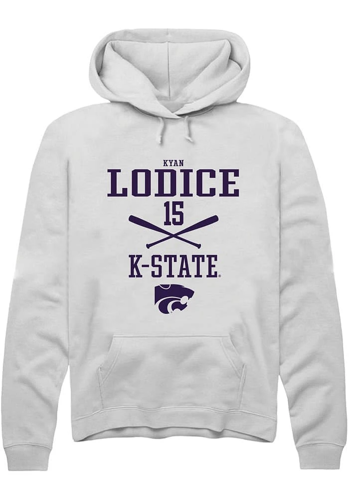 Kyan Lodice Rally K-State Wildcats Mens NIL Sport Icon Long Sleeve Hoodie