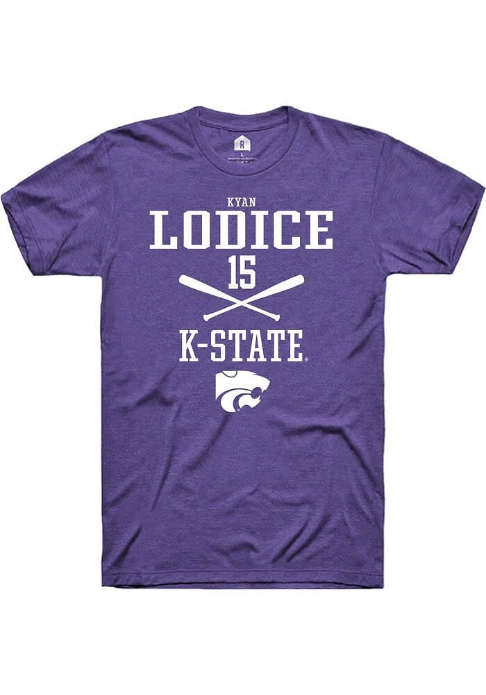 Kyan Lodice K-State Wildcats Rally NIL Sport Icon Short Sleeve T Shirt