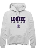 Kyan Lodice Rally K-State Wildcats Mens NIL Stacked Box Long Sleeve Hoodie