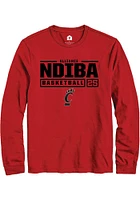 Alliance Ndiba  Cincinnati Bearcats Red Rally NIL Stacked Box Long Sleeve T Shirt