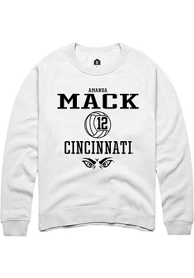 Amanda Mack Rally Cincinnati Bearcats Mens NIL Sport Icon Long Sleeve Crew Sweatshirt