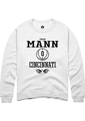 Chloe Mann Rally Cincinnati Bearcats Mens NIL Sport Icon Long Sleeve Crew Sweatshirt