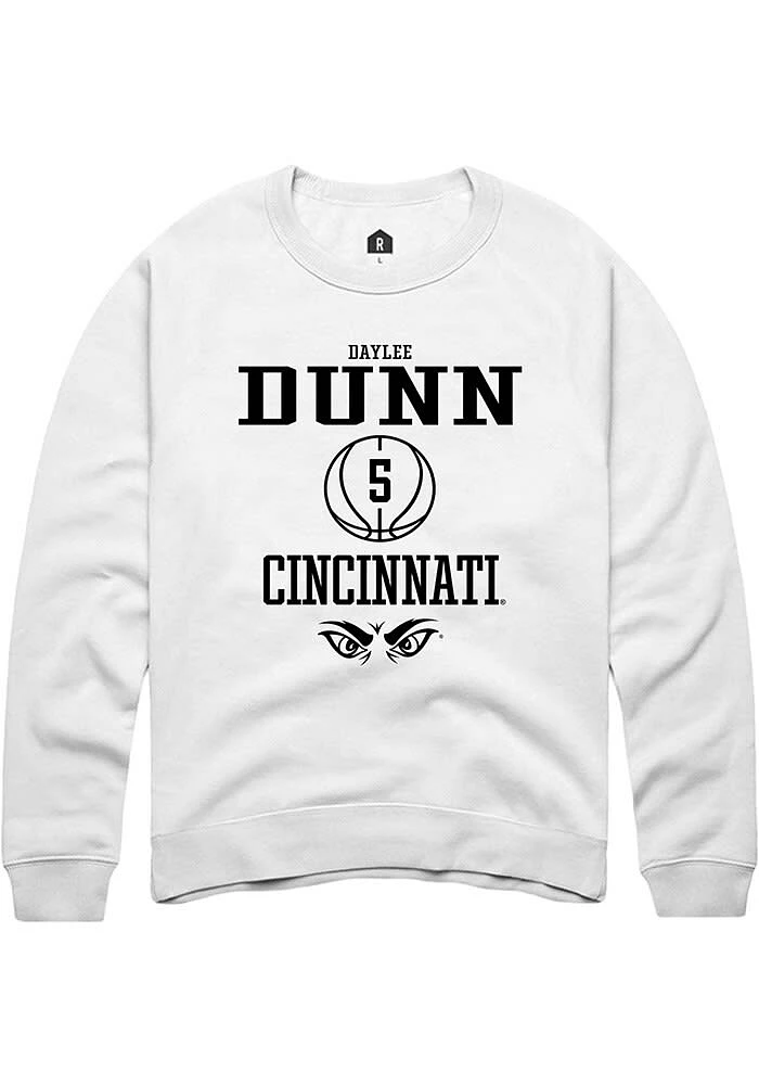 Daylee Dunn Rally Cincinnati Bearcats Mens NIL Sport Icon Long Sleeve Crew Sweatshirt