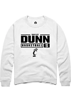 Daylee Dunn Rally Cincinnati Bearcats Mens NIL Stacked Box Long Sleeve Crew Sweatshirt