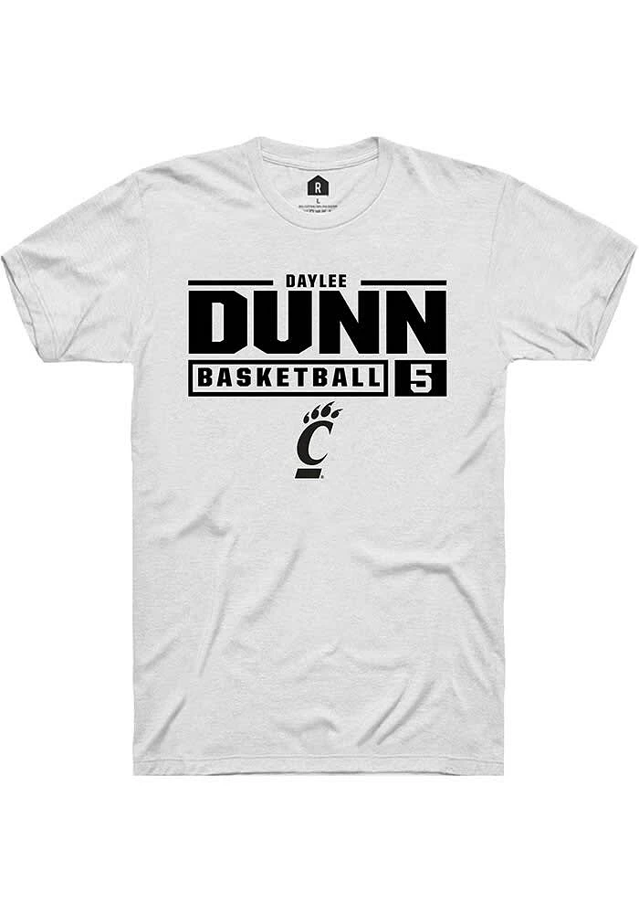 Daylee Dunn Cincinnati Bearcats Rally NIL Stacked Box Short Sleeve T Shirt