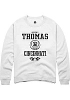 Destiny Thomas Rally Cincinnati Bearcats Mens NIL Sport Icon Long Sleeve Crew Sweatshirt