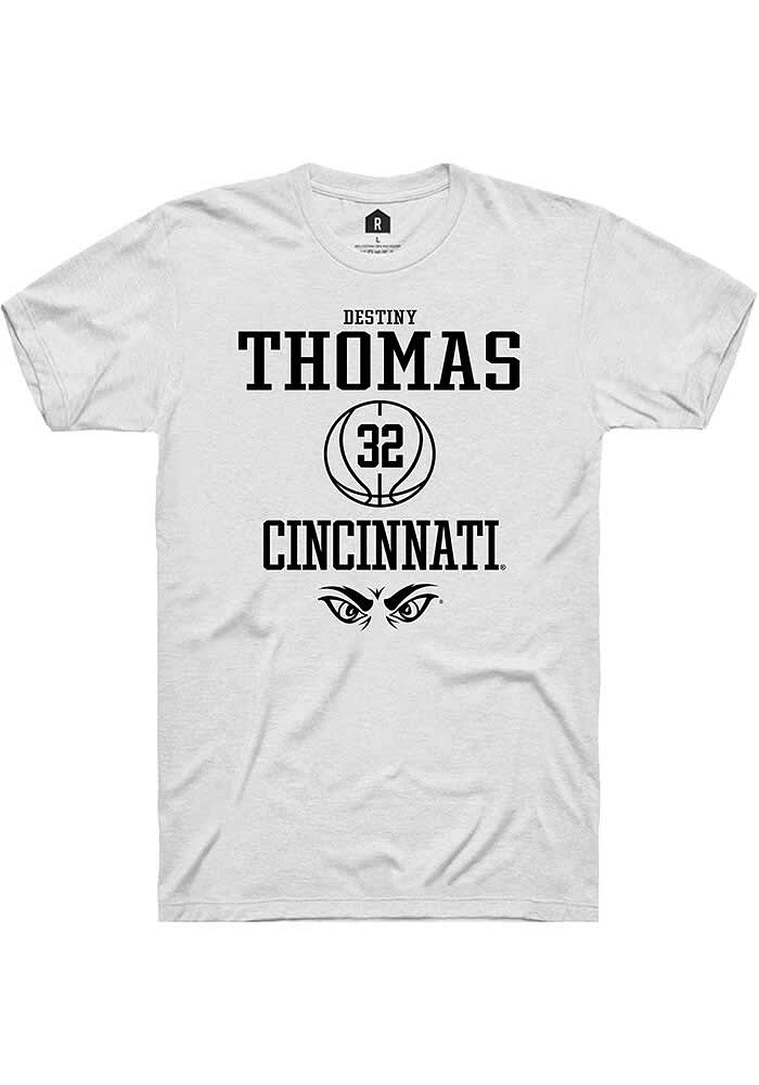 Destiny Thomas Cincinnati Bearcats Rally NIL Sport Icon Short Sleeve T Shirt