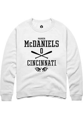 Parker McDaniels Rally Cincinnati Bearcats Mens NIL Sport Icon Long Sleeve Crew Sweatshirt