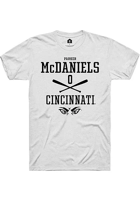 Parker McDaniels Cincinnati Bearcats Rally NIL Sport Icon Short Sleeve T Shirt