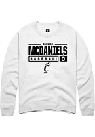 Parker McDaniels Rally Cincinnati Bearcats Mens NIL Stacked Box Long Sleeve Crew Sweatshirt