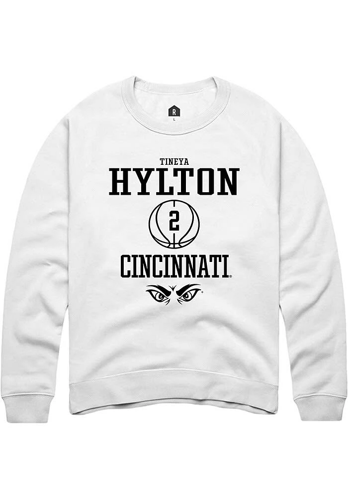 Tineya Hylton Rally Cincinnati Bearcats Mens NIL Sport Icon Long Sleeve Crew Sweatshirt