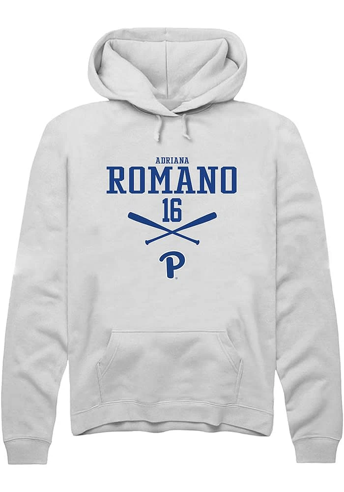 Adriana Romano Rally Pitt Panthers Mens NIL Sport Icon Long Sleeve Hoodie