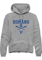 Adriana Romano  Rally Pitt Panthers Mens Graphite NIL Sport Icon Long Sleeve Hoodie