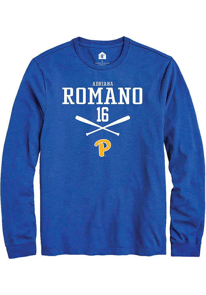 Adriana Romano Pitt Panthers Rally NIL Sport Icon Long Sleeve T Shirt