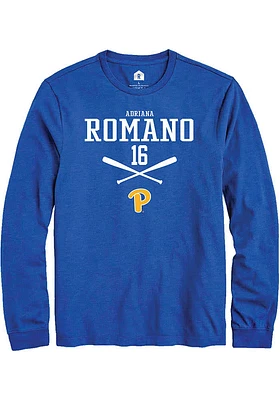 Adriana Romano Pitt Panthers Rally NIL Sport Icon Long Sleeve T Shirt