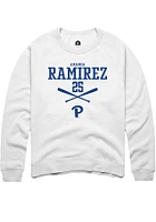 Amanda Ramirez Rally Pitt Panthers Mens NIL Sport Icon Long Sleeve Crew Sweatshirt
