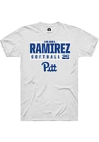 Amanda Ramirez Pitt Panthers Rally NIL Stacked Box Short Sleeve T Shirt