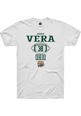 Andrew Vera Ohio Bobcats Rally NIL Sport Icon Short Sleeve T Shirt