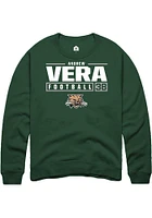 Andrew Vera Rally Ohio Bobcats Mens NIL Stacked Box Long Sleeve Crew Sweatshirt