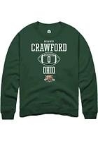 Delaney Crawford Rally Ohio Bobcats Mens NIL Sport Icon Long Sleeve Crew Sweatshirt