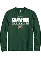 Delaney Crawford Ohio Bobcats Rally NIL Stacked Box Long Sleeve T Shirt