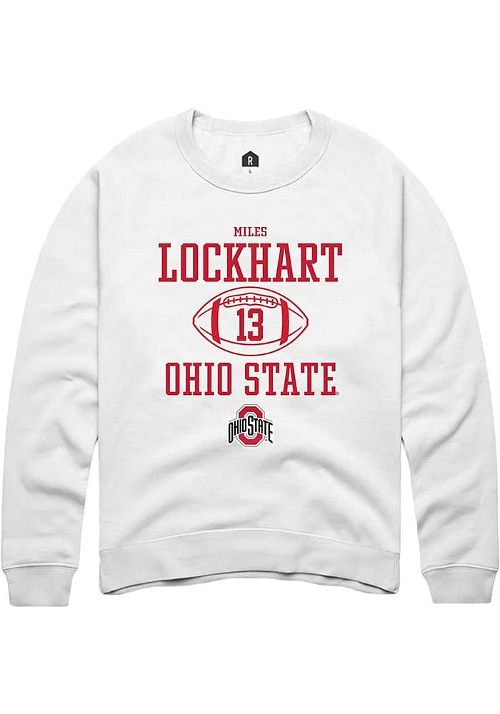 Miles Lockhart Rally Ohio State Buckeyes Mens NIL Sport Icon Long Sleeve Crew Sweatshirt