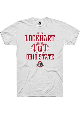 Miles Lockhart Ohio State Buckeyes Rally NIL Sport Icon Short Sleeve T Shirt