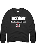 Miles Lockhart Rally Ohio State Buckeyes Mens NIL Stacked Box Long Sleeve Crew Sweatshirt