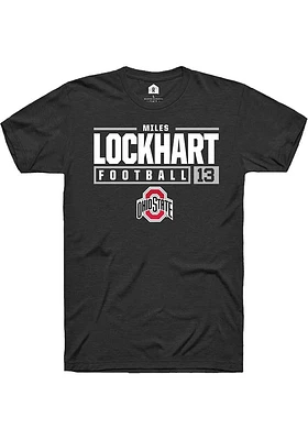 Miles Lockhart Ohio State Buckeyes Rally NIL Stacked Box Short Sleeve T Shirt