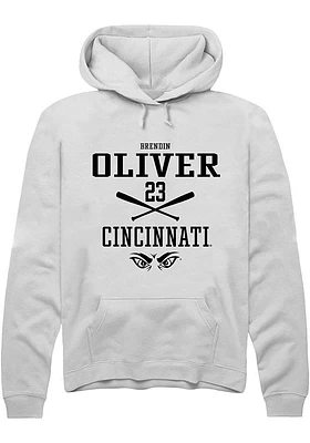 Brendin Oliver Rally Cincinnati Bearcats Mens NIL Sport Icon Long Sleeve Hoodie