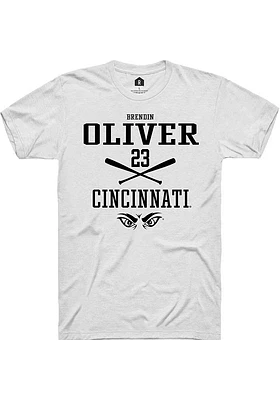 Brendin Oliver Cincinnati Bearcats Rally NIL Sport Icon Short Sleeve T Shirt