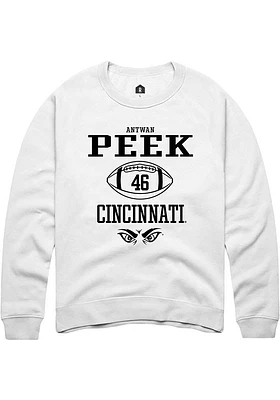 Antwan Peek Rally Cincinnati Bearcats Mens NIL Sport Icon Long Sleeve Crew Sweatshirt