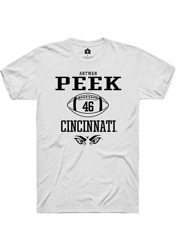 Antwan Peek Cincinnati Bearcats Rally NIL Sport Icon Short Sleeve T Shirt