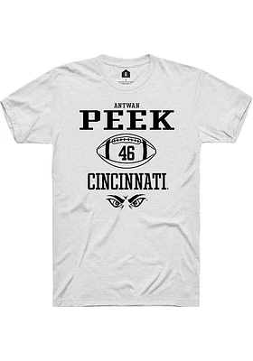 Antwan Peek Cincinnati Bearcats Rally NIL Sport Icon Short Sleeve T Shirt