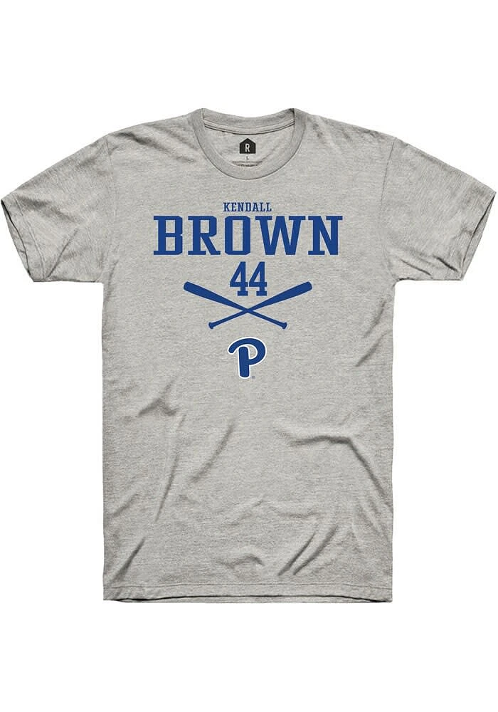 Kendall Brown Pitt Panthers Ash Rally NIL Sport Icon Short Sleeve T Shirt