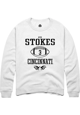 Kye Stokes Rally Cincinnati Bearcats Mens NIL Sport Icon Long Sleeve Crew Sweatshirt