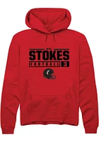 Kye Stokes Rally Cincinnati Bearcats Mens NIL Stacked Box Long Sleeve Hoodie