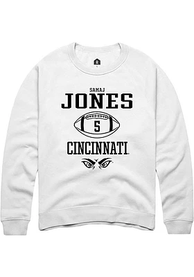 Samaj Jones Rally Cincinnati Bearcats Mens NIL Sport Icon Long Sleeve Crew Sweatshirt