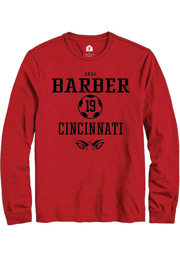 Anna Barber Cincinnati Bearcats Rally NIL Sport Icon Long Sleeve T Shirt