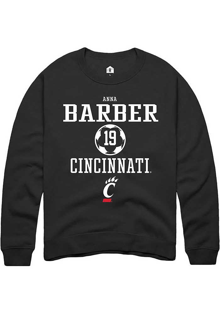 Anna Barber Rally Cincinnati Bearcats Mens NIL Sport Icon Long Sleeve Crew Sweatshirt