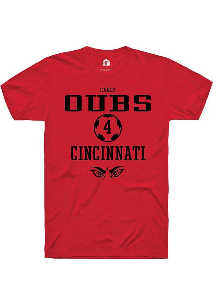 Carly Oubs Cincinnati Bearcats Rally NIL Sport Icon Short Sleeve T Shirt