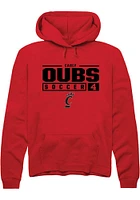 Carly Oubs Rally Cincinnati Bearcats Mens NIL Stacked Box Long Sleeve Hoodie