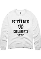 Olivia Stone Rally Cincinnati Bearcats Mens NIL Sport Icon Long Sleeve Crew Sweatshirt