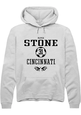 Olivia Stone Rally Cincinnati Bearcats Mens NIL Sport Icon Long Sleeve Hoodie