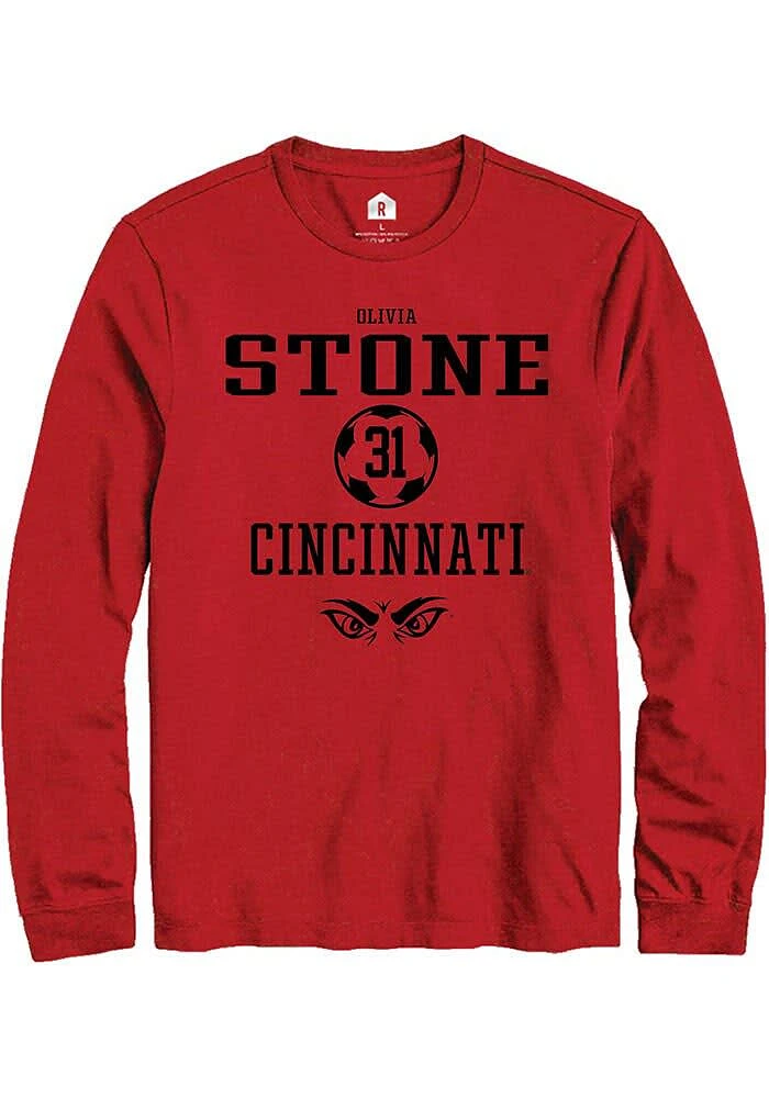 Olivia Stone Cincinnati Bearcats Rally NIL Sport Icon Long Sleeve T Shirt