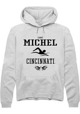 Libby Michel Rally Cincinnati Bearcats Mens NIL Sport Icon Long Sleeve Hoodie