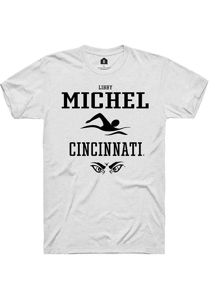 Libby Michel Cincinnati Bearcats Rally NIL Sport Icon Short Sleeve T Shirt