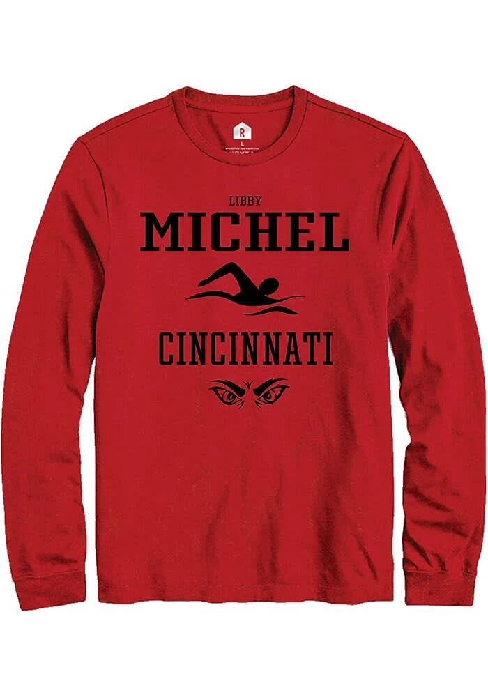 Libby Michel Cincinnati Bearcats Rally NIL Sport Icon Long Sleeve T Shirt
